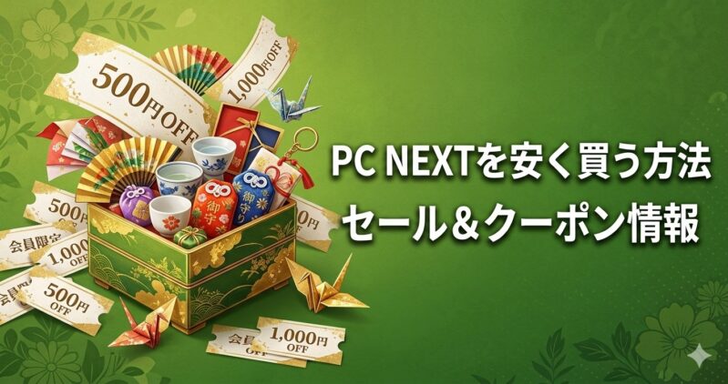 PC NEXTを安く買う方法 セール＆クーポン情報